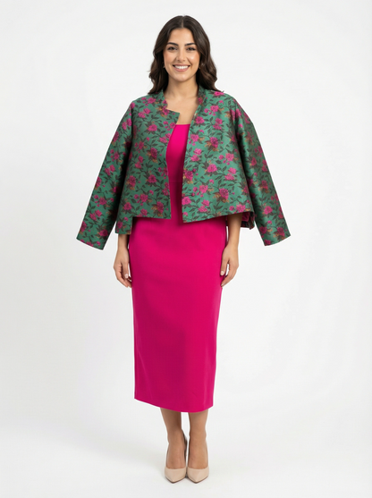 Na Silk Brocade Oriental Jacket
