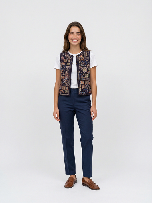 Yun Yun Embroidery Vest