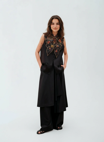Tian Yue Embroidered Detachable Collar