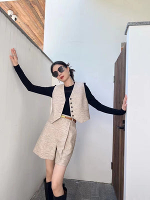 Tahlya Front Button Vest