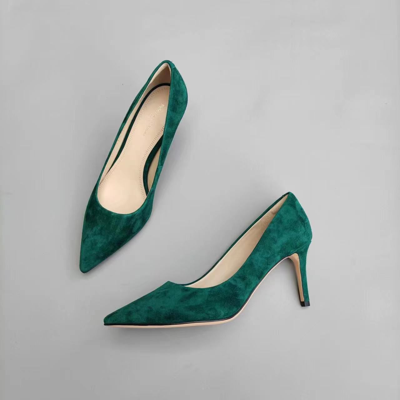 Riley Velvet Pointed Heels