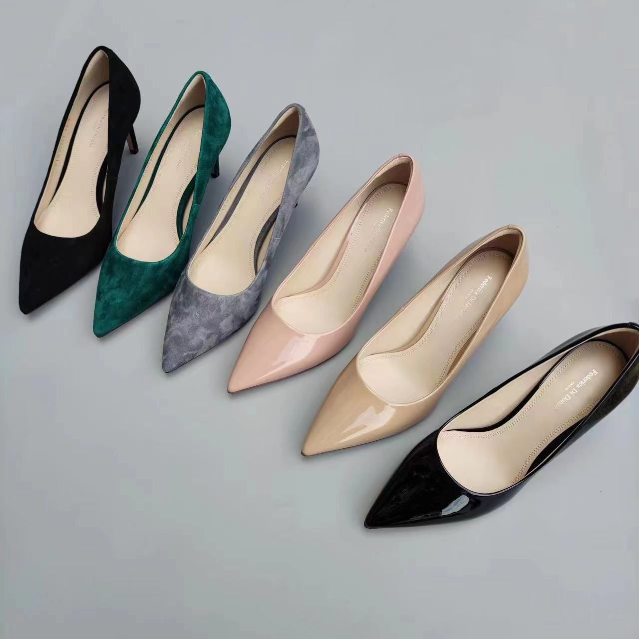 Riley Velvet Pointed Heels