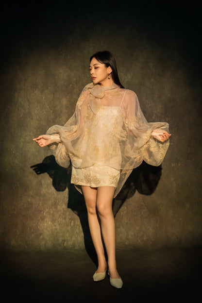 [Bespoke] Eugena Puffy Sleeve Long Top