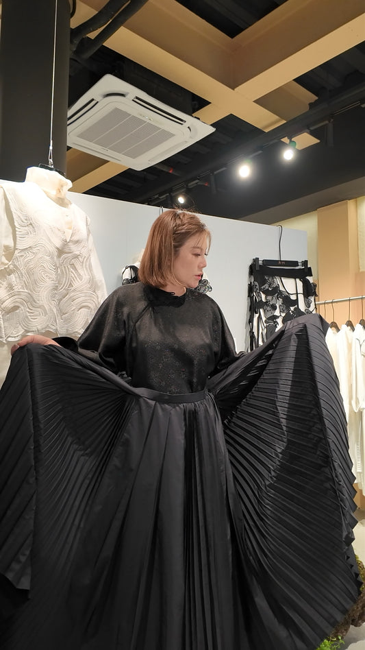 JingYing UV Protection Pleated Skirt