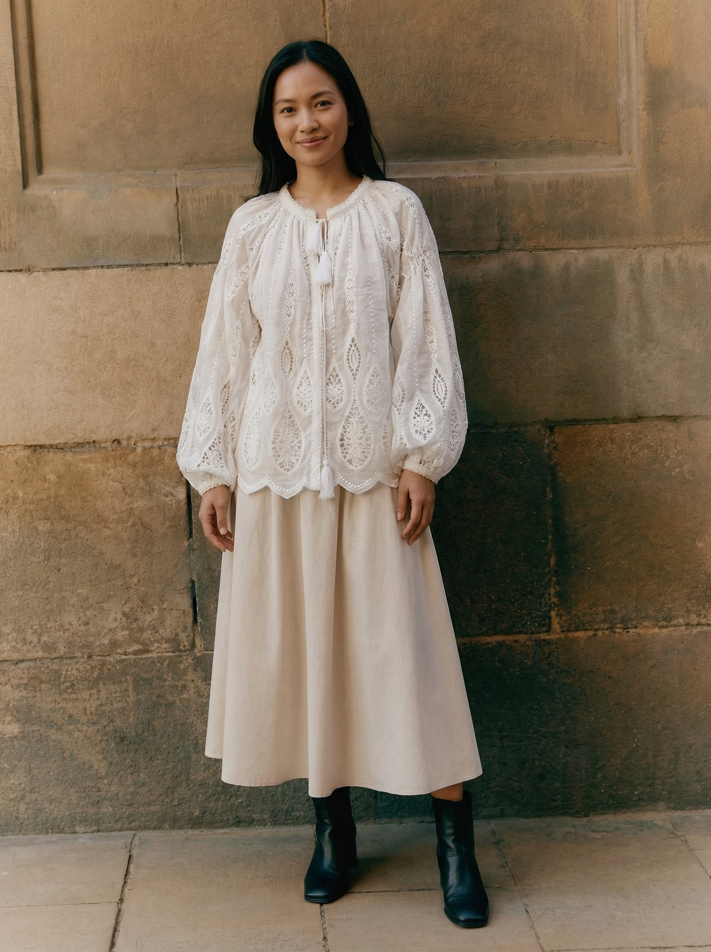 Li Jing Lace Blouse