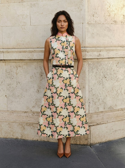 [BESPOKE] Eerika Silk Embosses Skirt