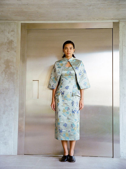 [BESPOKE] Corrine Tube Dress With Cape