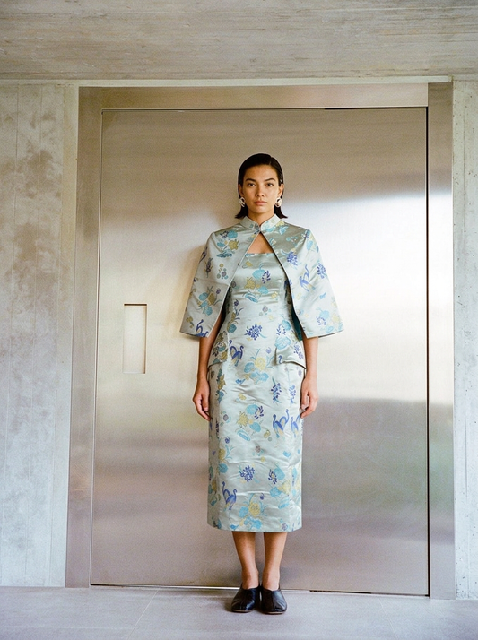 [BESPOKE] Corrine Tube Dress With Cape