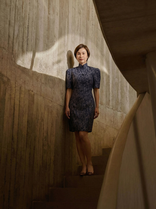 XinXin Mandarin Collar Mini Cheongsam