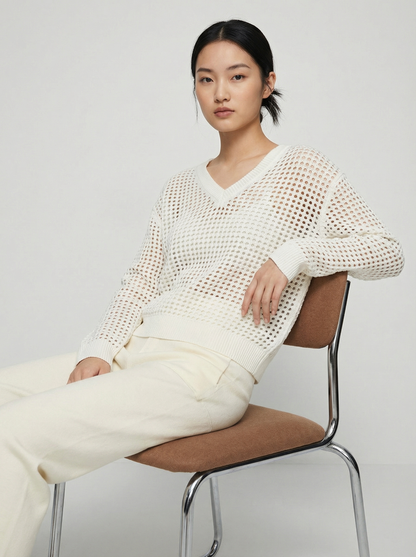 Liliana Kniting Long Sleeve Top