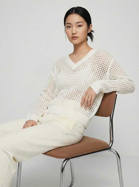 Liliana Kniting Long Sleeve Top