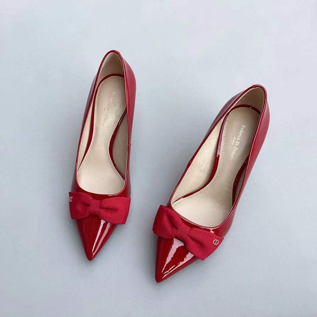 Viv Ribbon Pointed Heels