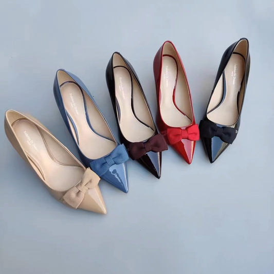 Viv Ribbon Pointed Heels