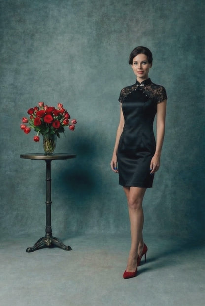 [BESPOKE]Pirki French Lace Cheongsam