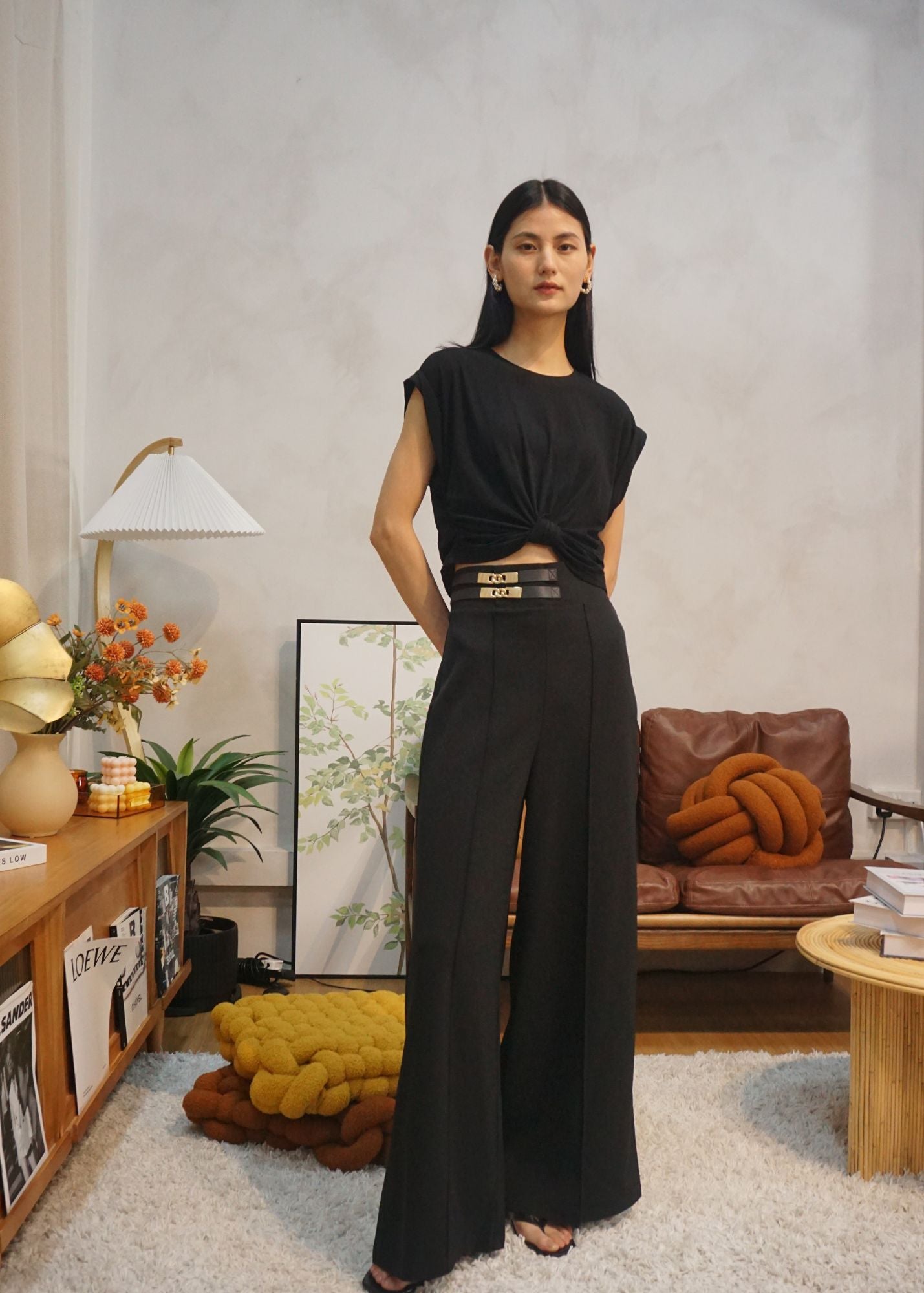 Reyna High Waist Wide Leg Pants