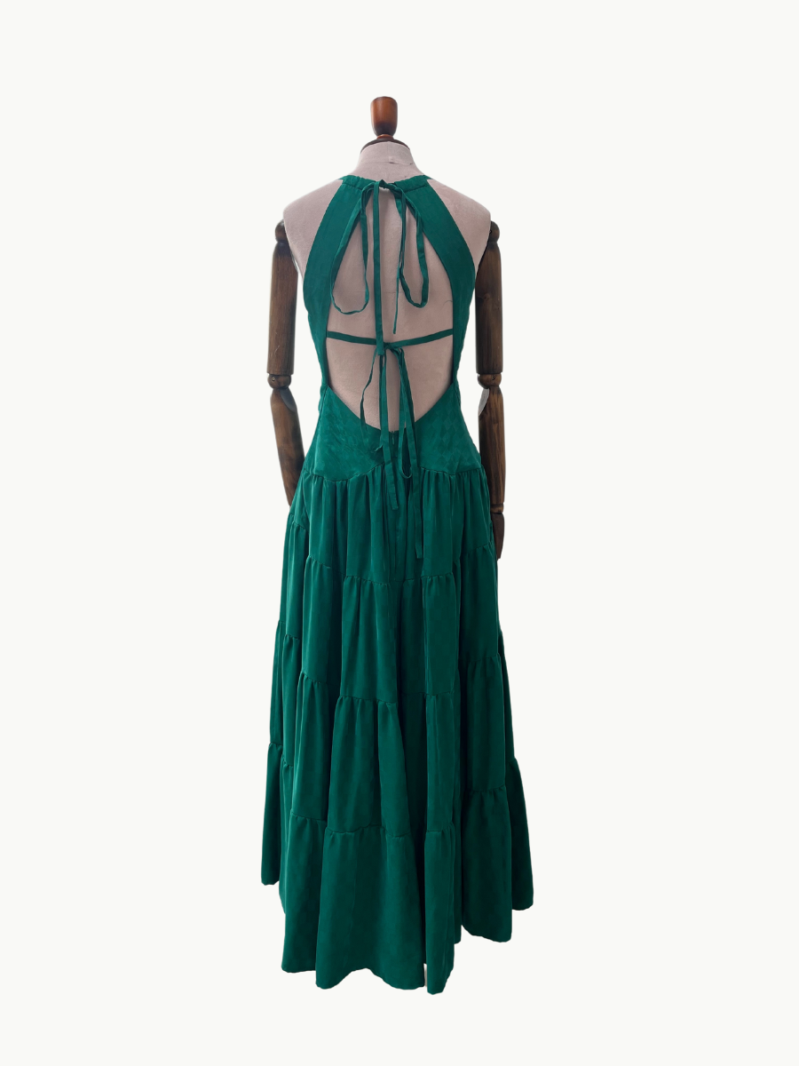 Yuka Tie Back Maxi Dress