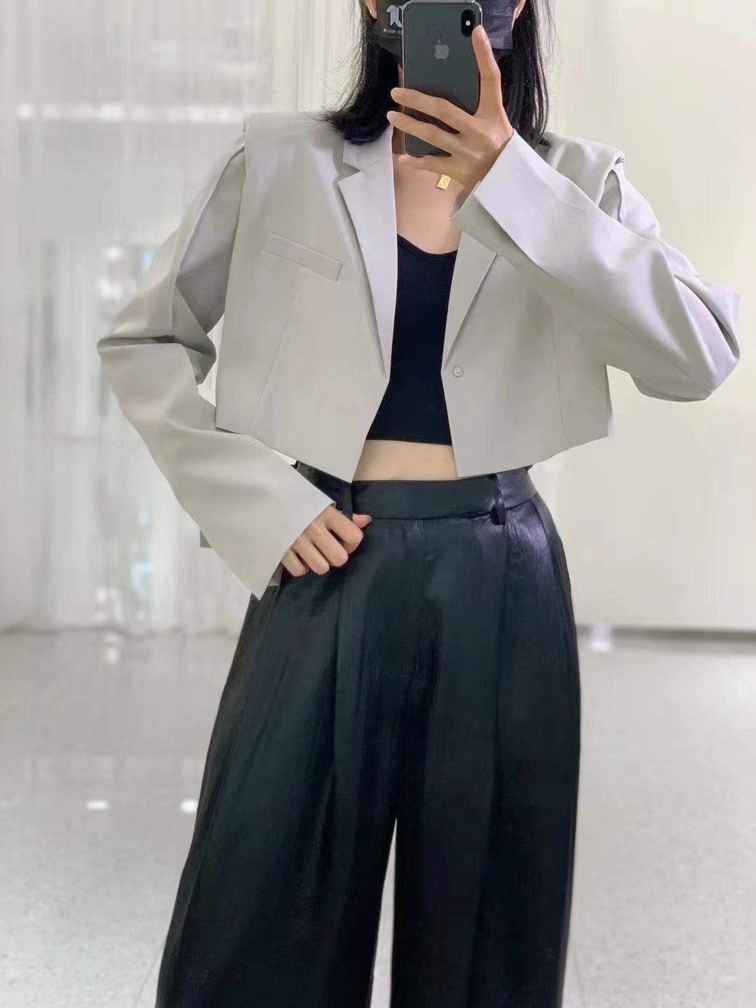 Bronte Split Back Crop Blazer