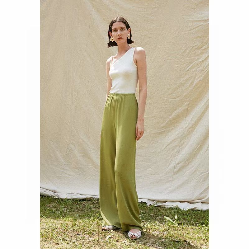 Bailey Elastic Waist Wide Leg Pants