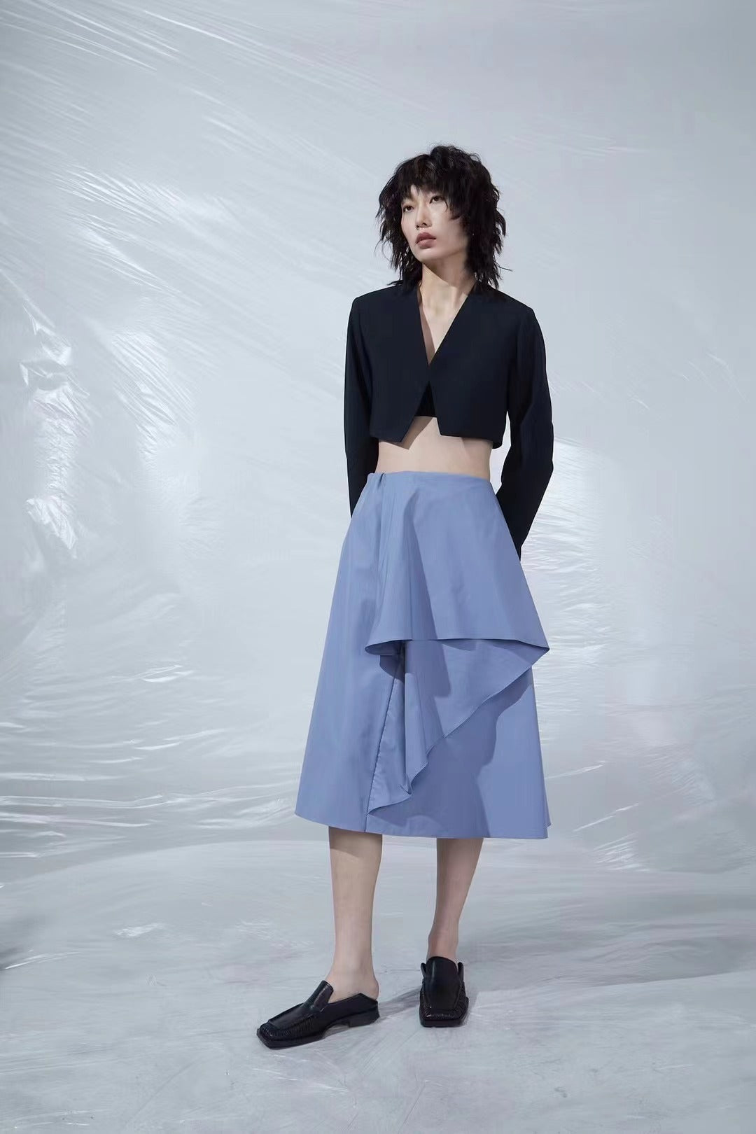 Zenni Asymmetrical Skirt