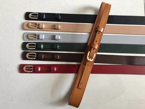Buckle Belt with 2 Layers Stripe