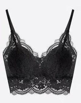 Floral Lace V-Neck Bralette