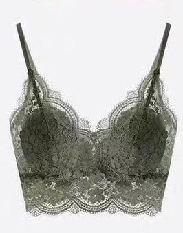 Floral Lace V-Neck Bralette