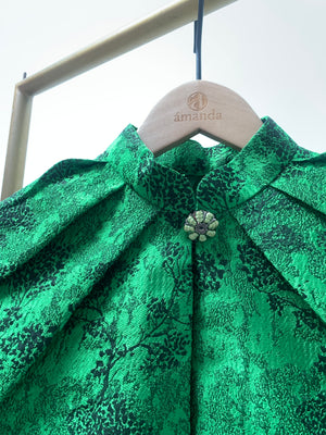 Theodora Bodycon Dress With Cape Sleeve