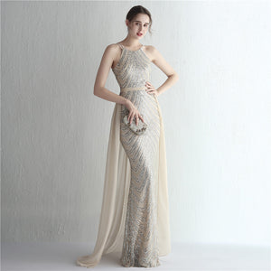 Creamy Blings Gown