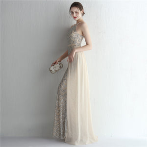 Creamy Blings Gown