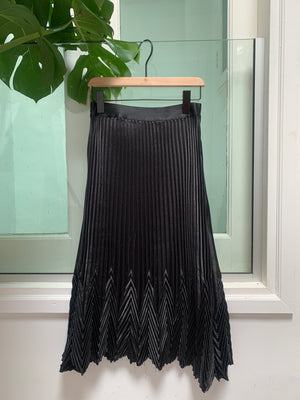 Bergenia Wideband Waist Pleated Skirt