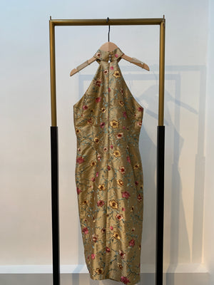 Thichakorn Silk Floral Dress