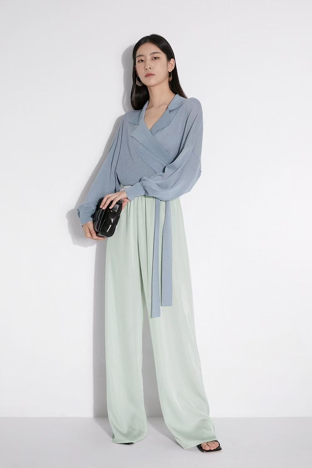 Bailey Elastic Waist Wide Leg Pants