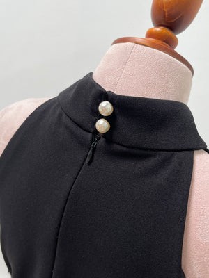 Phlox Pearl Accessary Mandarin Collar Cheongsam