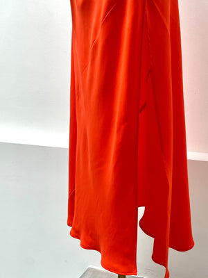 Sandra Single Shoulder Silk Dress