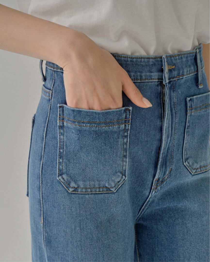 Bookle Pocket Denim Jeans