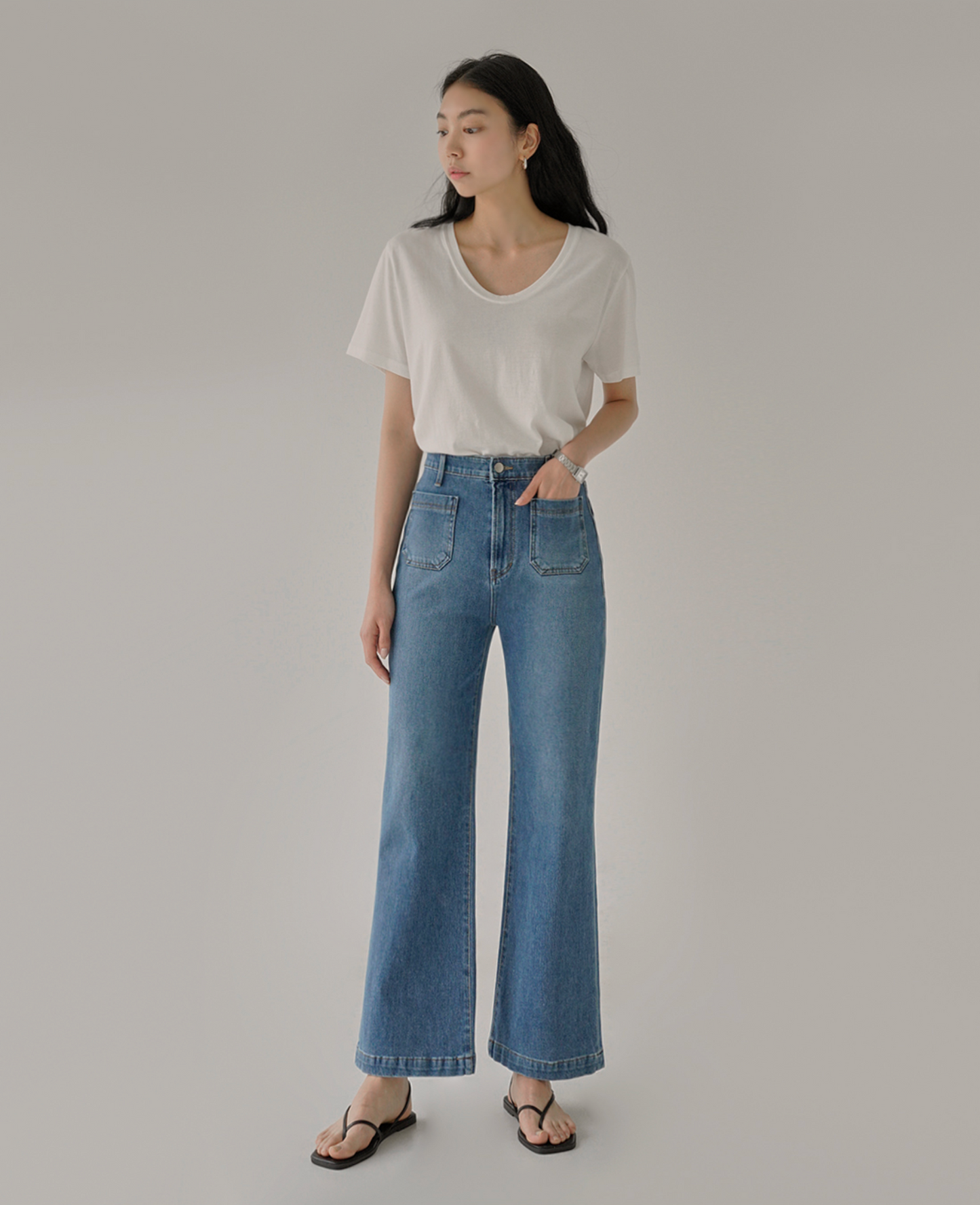 Bookle Pocket Denim Jeans