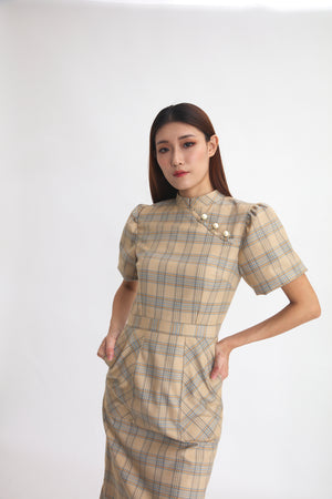 Segovia Checkered Dress