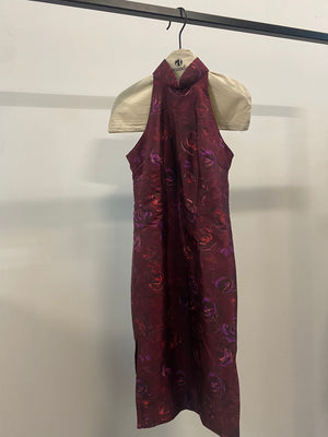 Thichakorn Silk Floral Dress