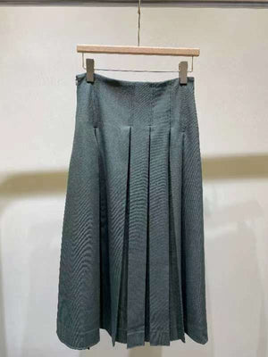 Bronte Solid Pleated Skirt