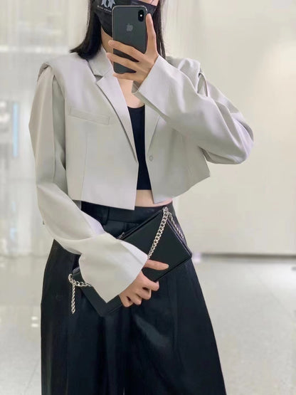 Bronte Split Back Crop Blazer