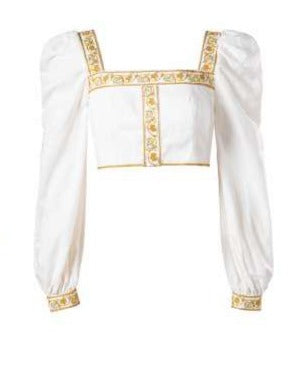 Zaylee Crop Top & Skirt Suit Set