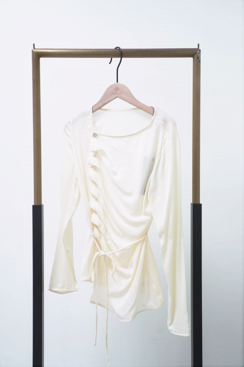 Alcott Asymmetrical Silk Blouse