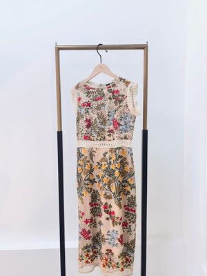 Darin Cap Sleeve Lace Dress